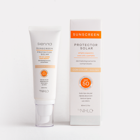 Protector Solar Tono Claro +50 spf 80 ml